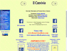 Tablet Screenshot of ilconvivio.org